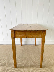 An Antique English Country Pine Console, Sideboard or Work Table c1830