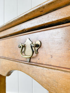 An Antique English Country Pine Console, Sideboard or Work Table c1830