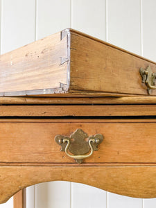 An Antique English Country Pine Console, Sideboard or Work Table c1830