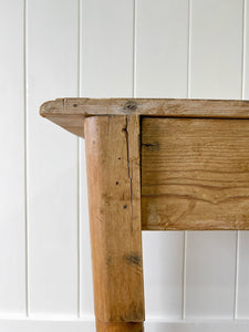An Antique English Country Pine Console Table c1890