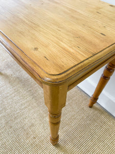 An Antique English Country Pine Console Table c1890