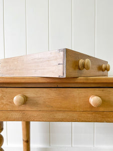 An Antique English Country Pine Console Table c1890