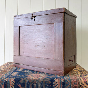 An English Pine Mobile Desk or Pigeon Hole Box c1890