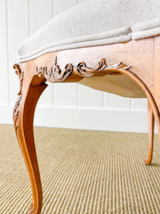 A Beautiful Pair of French Cabriole Leg Stool c1890