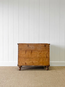 An English Pine Blanket Box or Toy Box