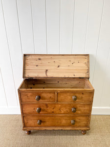 An English Pine Blanket Box or Toy Box