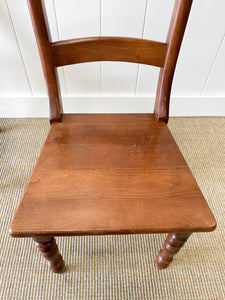 A Vintage Set of 6 French Splat Back Chairs