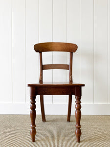 A Vintage Set of 6 French Splat Back Chairs