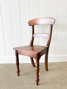 A Vintage Set of 6 French Splat Back Chairs