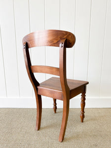 A Vintage Set of 6 French Splat Back Chairs