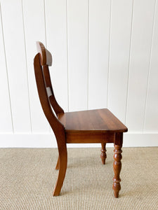 A Vintage Set of 6 French Splat Back Chairs