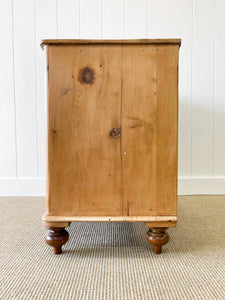 An English Pine Cupboard Sideboard c1890