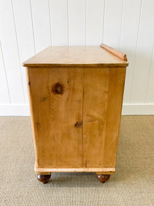 An English Pine Cupboard Sideboard c1890