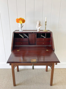 A Beautiful English Mahogany Drop Front Desk c1800
