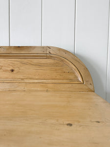 A Monumental English Country Pine Sideboard Buffet c1860