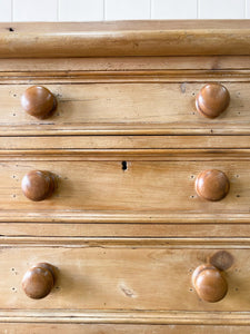 A Monumental English Country Pine Sideboard Buffet c1860