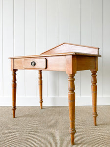 Antique English Pine Console Side Table c1860