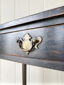 Antique English Country Pine Side Table c1890