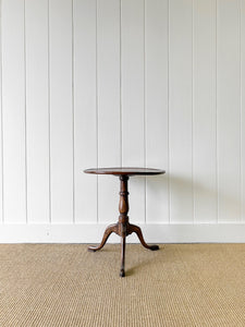 Antique English Georgian Oak Wine Table c1800