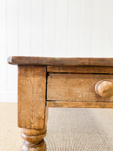 An Antique English Country Pine Coffee Table
