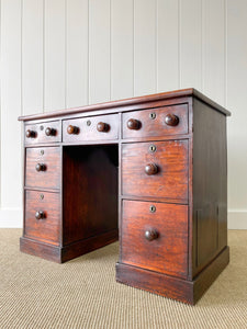 An English Regency Mahogany Buffet Sideboard or Desk c1800