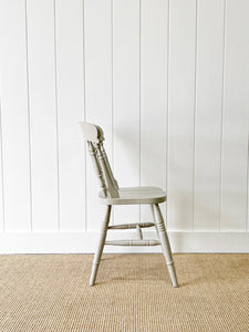 A Vintage Set of 4 Spindle Back Chairs