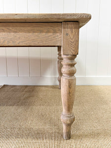 An English Country Pine 10ft Farmhouse Table c1890
