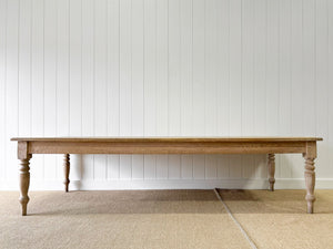 An English Country Pine 10ft Farmhouse Table c1890