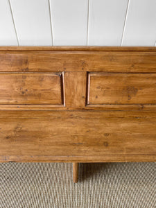 An Antique English Pine Bench c1890