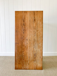 An Antique English Country Pine Console or Work Table c1830
