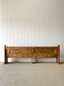 An Antique English Pine Bench c1890