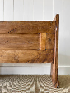 An Antique English Pine Bench c1890