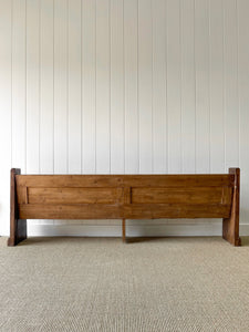 An Antique English Pine Bench c1890