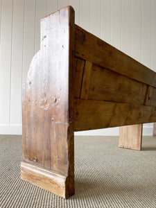 An Antique English Pine Bench c1890