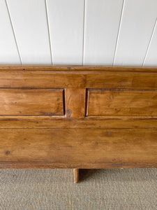 An Antique English Pine Bench c1890
