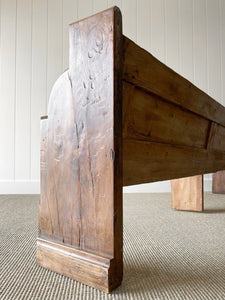 An Antique English Pine Bench c1890