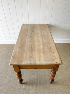 An Antique English Country 5ft Dining Harvest Farmhouse Table