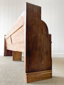 An Antique English Pine Bench c1890
