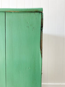 A Large Painted Scottish Pine Chest of Drawers Dresser on Tulip Feet c1890