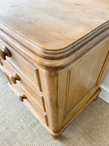 A Monumental English Country Pine Sideboard Buffet c1860