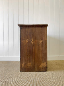 A Large and Primitive English Pine Chest of Drawers Dresser or Sideboard c1850