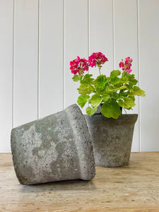 composite plant pots A Pair of English Composite Garden Pots with Perfect Patina! – The Parsons Nose Antiques