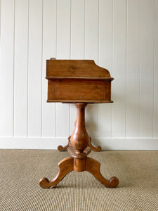 Antique English Pine Console Side Table c1860