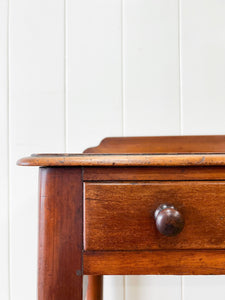 A Small English Country Galleried Console Table or Desk