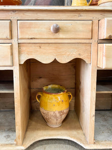 A Pleasing English Pine Sideboard c1870