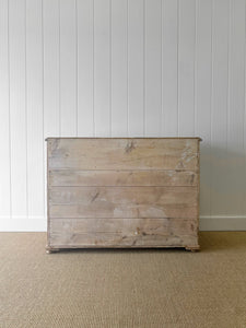 A Pleasing English Pine Sideboard c1870