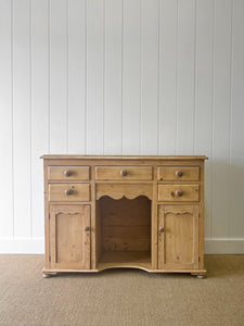 A Pleasing English Pine Sideboard c1870