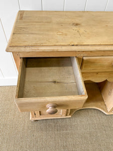 A Pleasing English Pine Sideboard c1870
