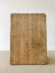Antique English Country Pine Coffee Table c1890