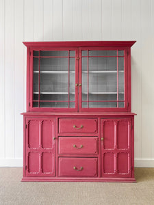 A Delightful Painted Pine Cabinet c1900